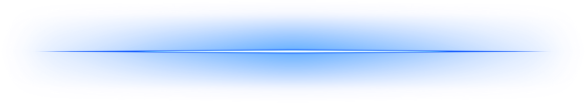 Glowing Blue Neon Line Light